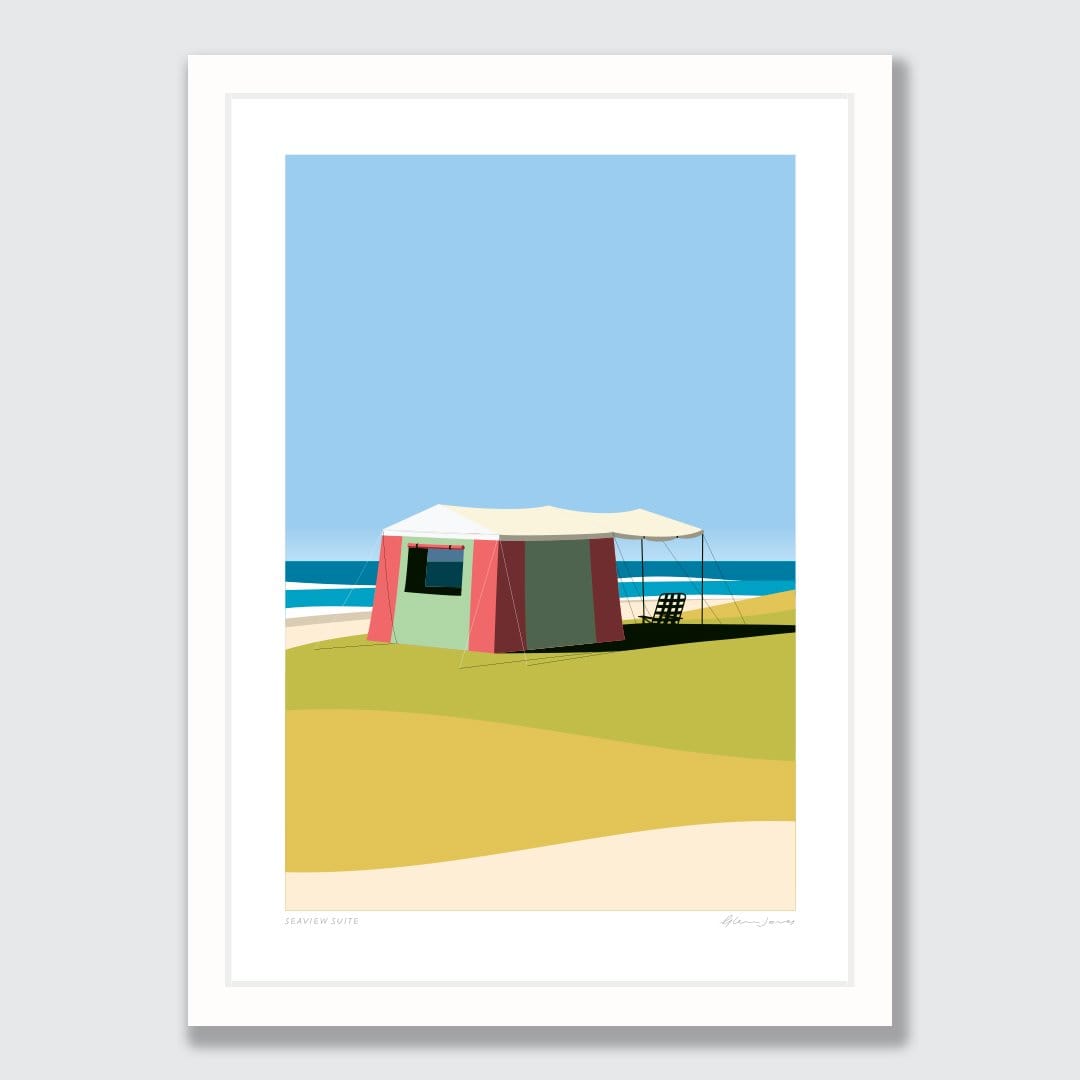 Seaview Suite Art Print by Glenn Jones