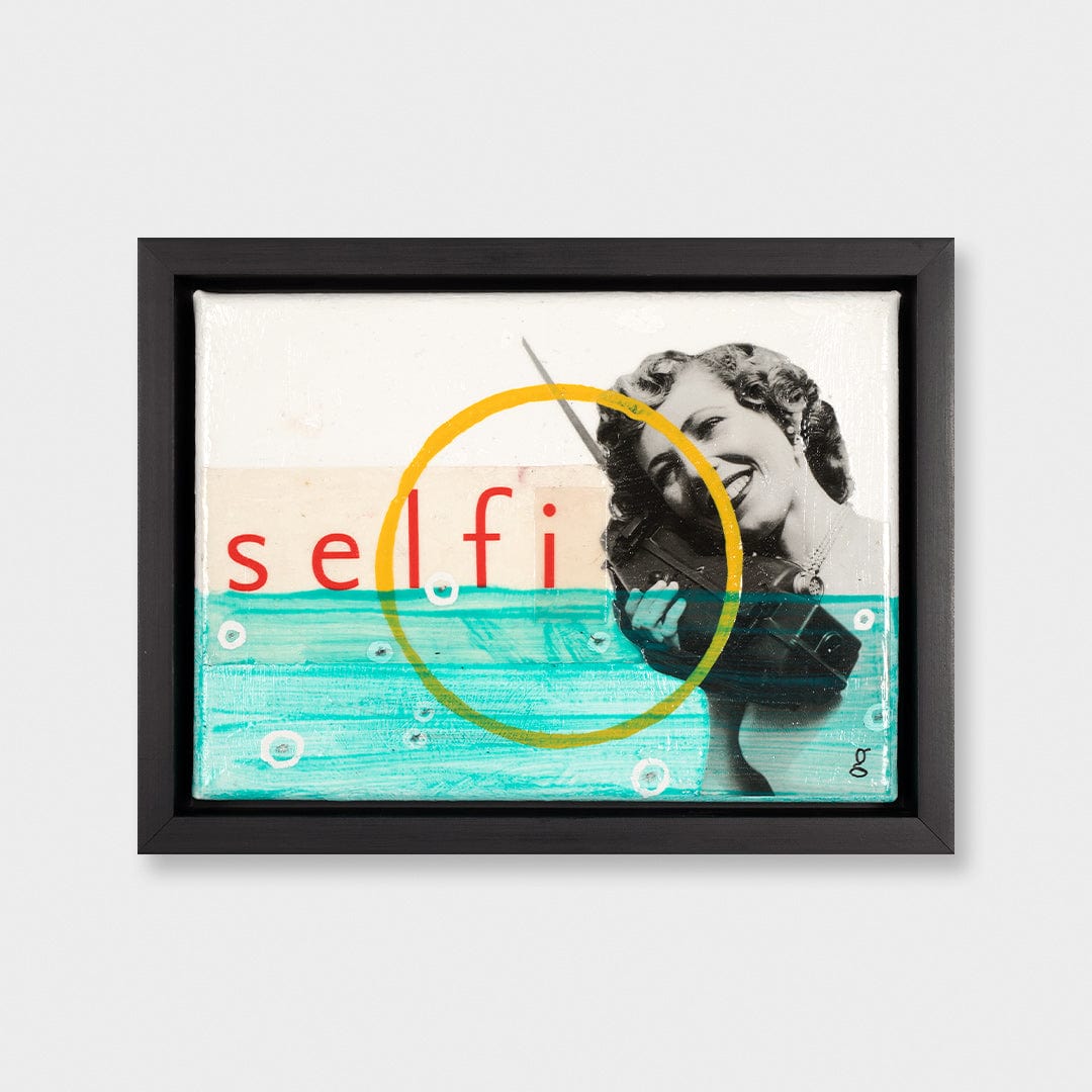 Selfi Conversation Original Painting by Grant Alexander