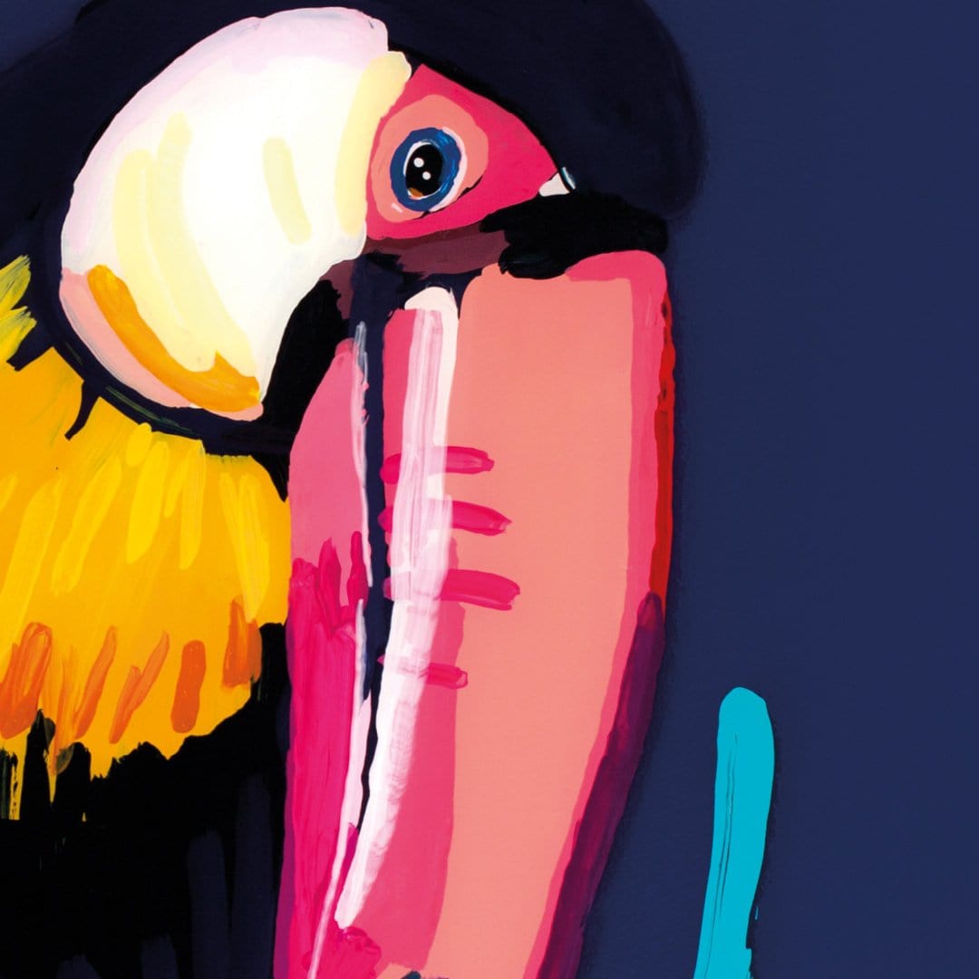 Señor Toucan Art Print by Jen Sievers