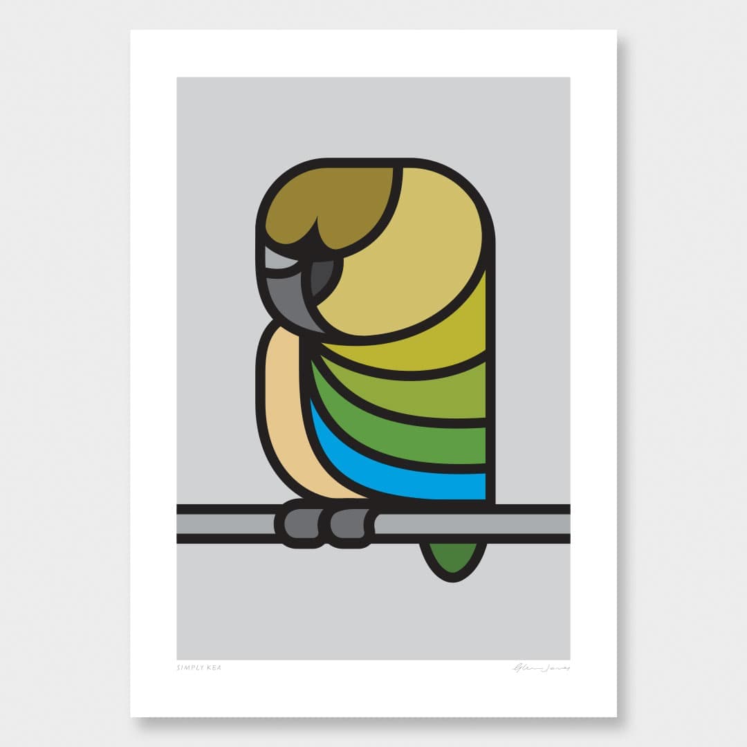 Simply Kea Art Print by Glenn Jones