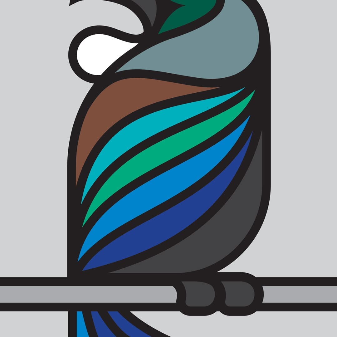 Simply Tui Art Print by Glenn Jones