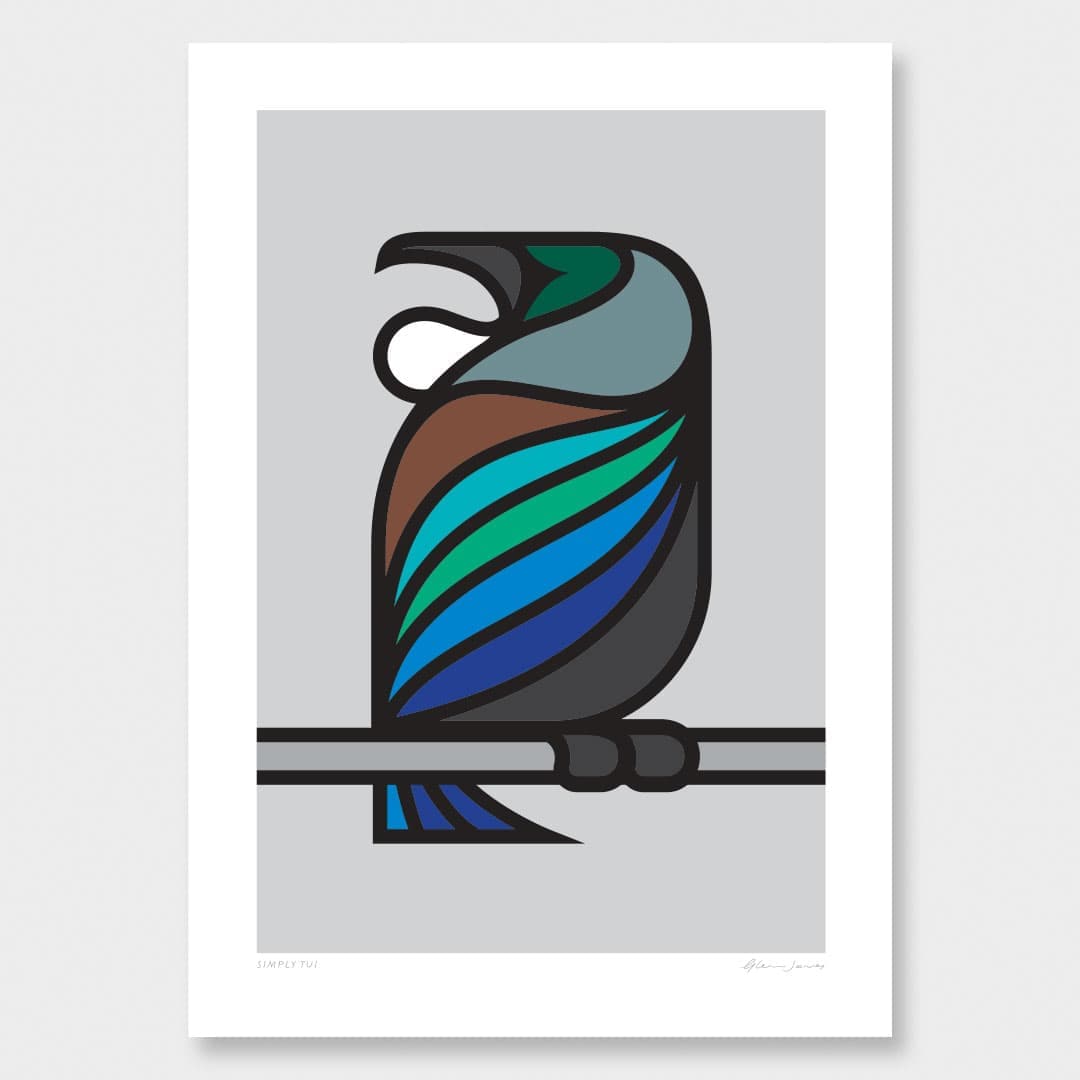 Simply Tui Art Print by Glenn Jones