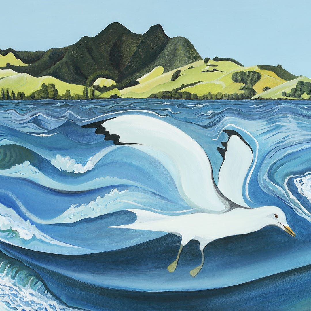 Simpsons Beach Art Print by Guy Harkness