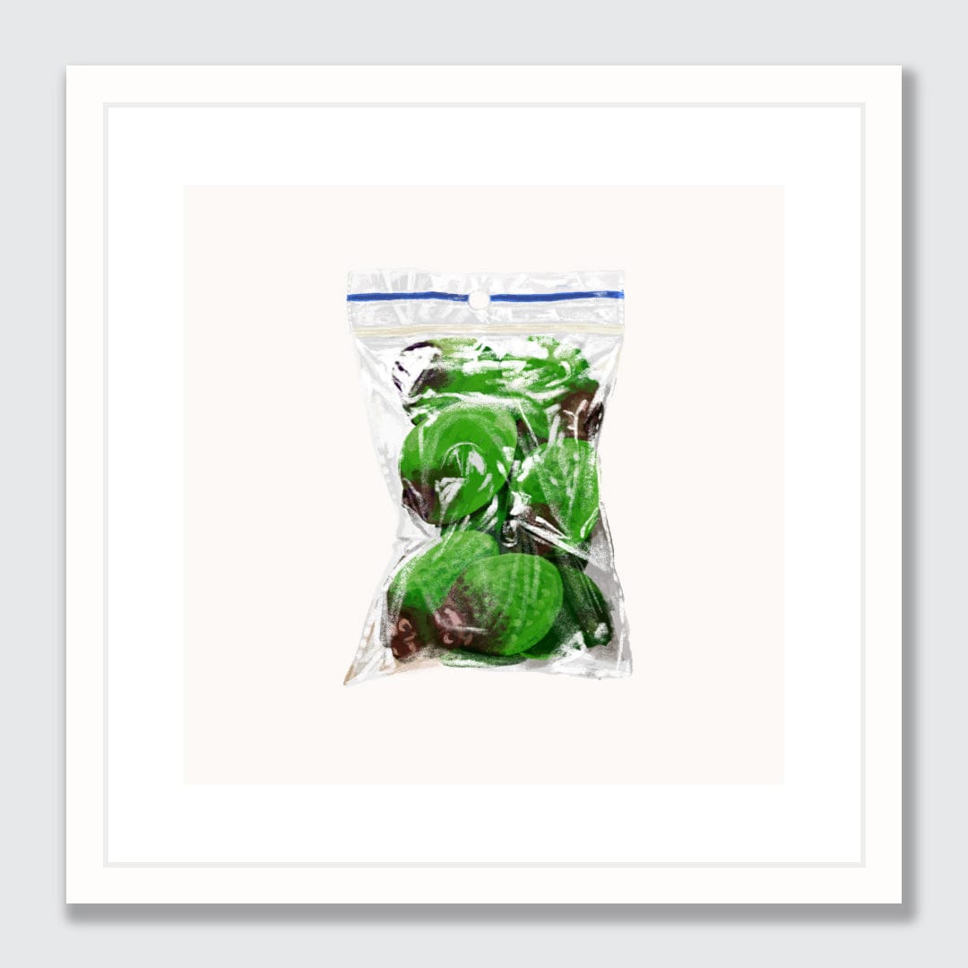 Sour Feijoas Limited Edition Art Print by Bridget Daulby