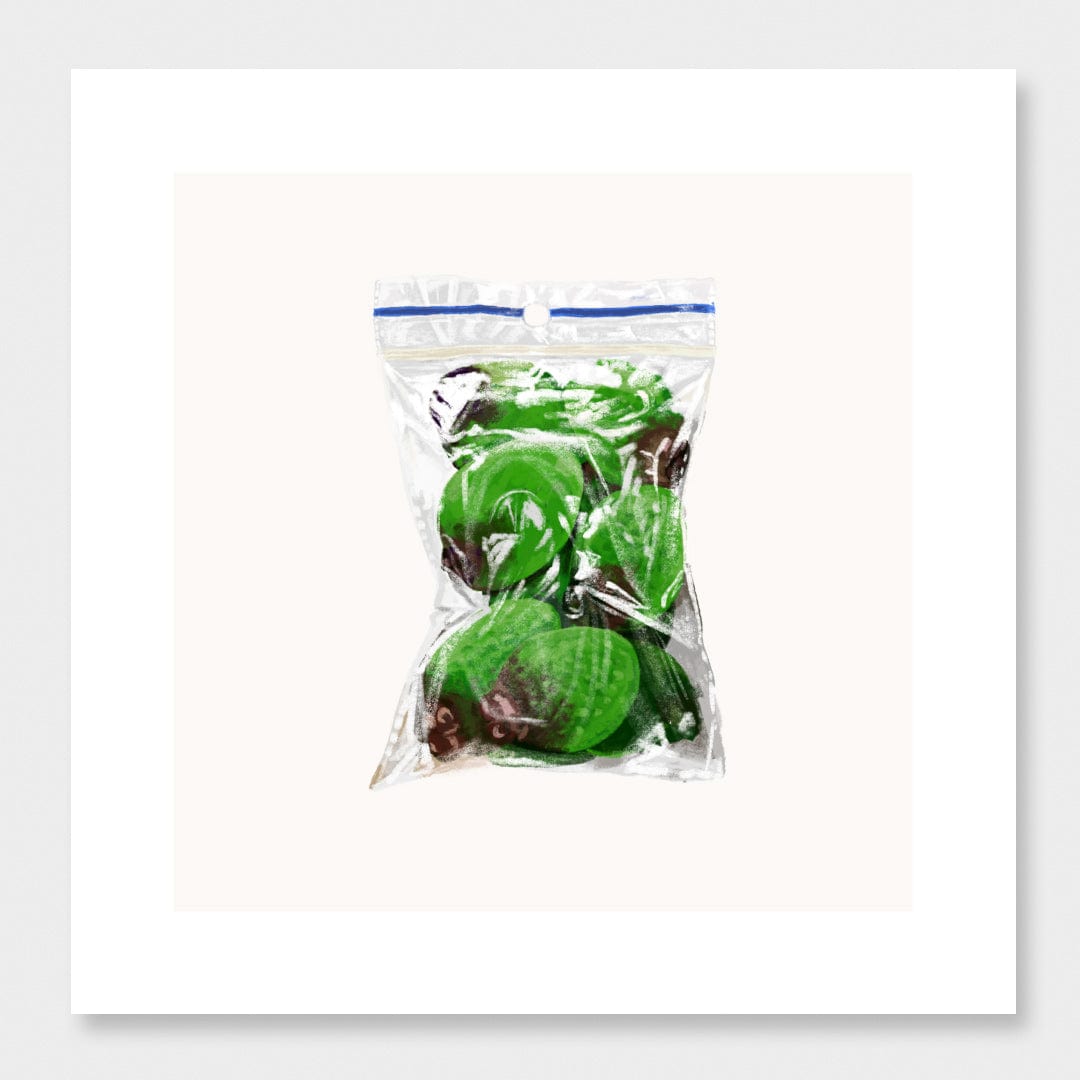 Sour Feijoas Limited Edition Art Print by Bridget Daulby