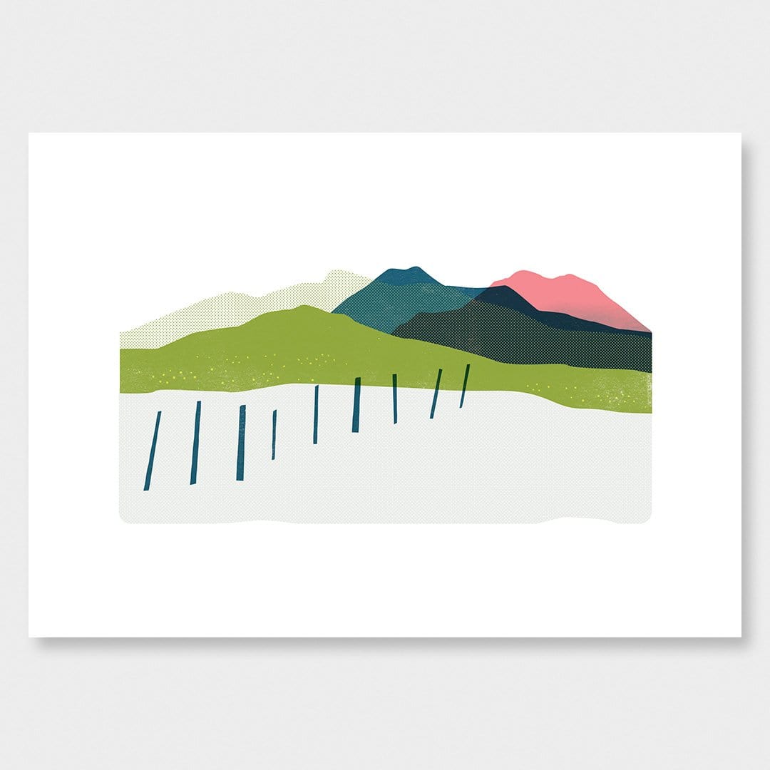 State Highway 1 Art Print by Sarah Parkinson