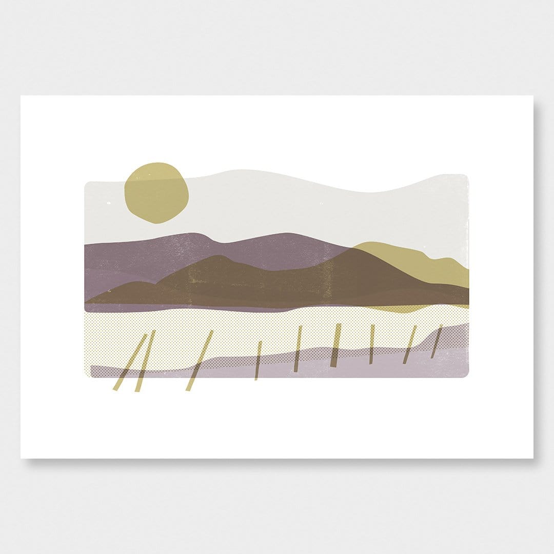 State Highway 39 Art Print by Sarah Parkinson