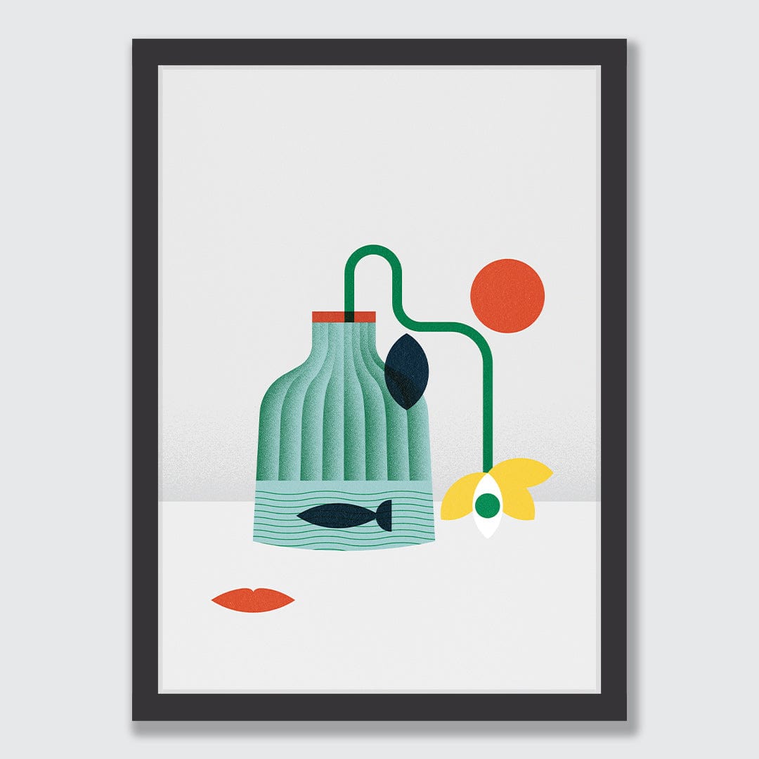 Still Life Green Art Print by Beth Xia