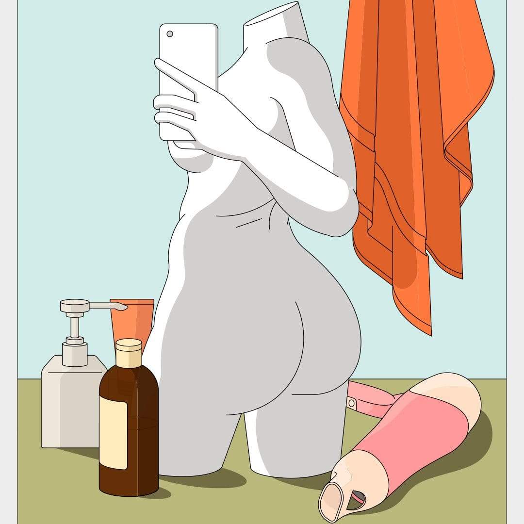 Still Life In Bathroom Art Print by Emile Holmewood