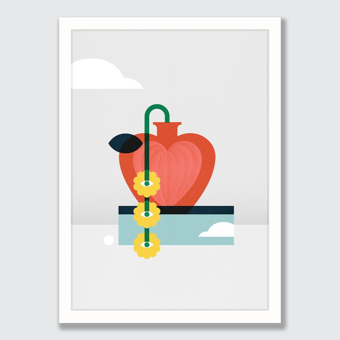 Still Life Red Art Print by Beth Xia