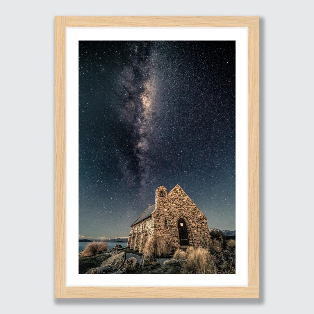 Stone to Stars – Tekapo Photographic Print by Mike Mackinven