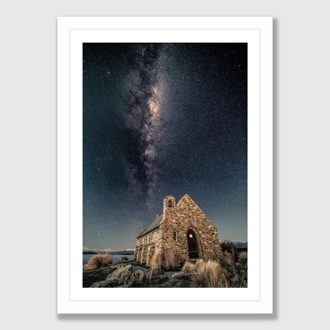 Stone to Stars – Tekapo Photographic Print by Mike Mackinven