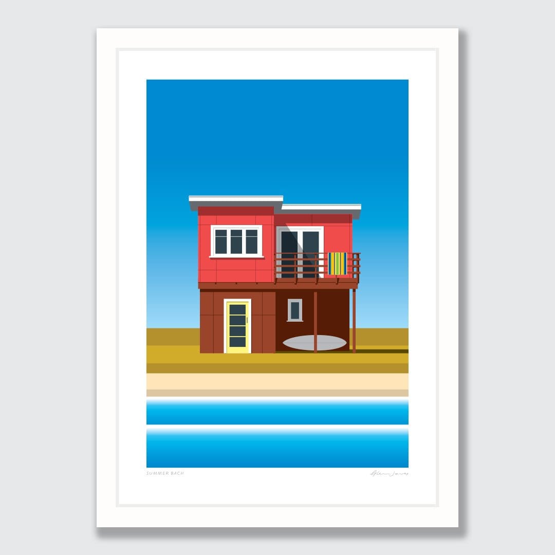 Summer Bach Art Print by Glenn Jones