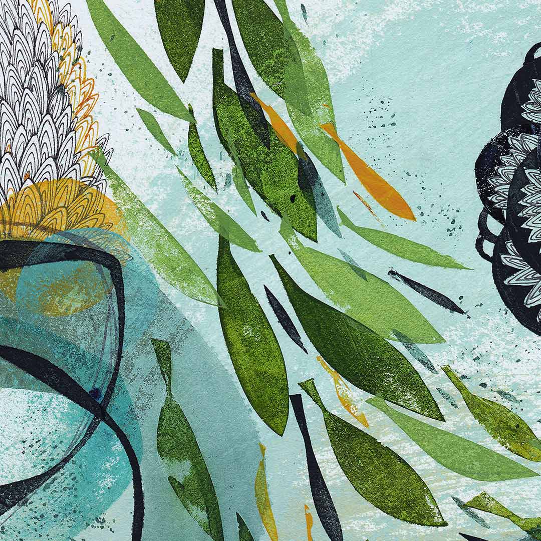 Surface Art Print by Holly Roach