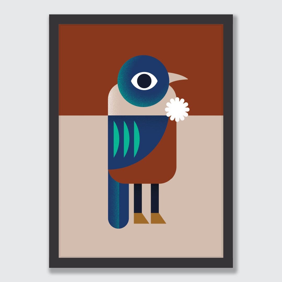 Tūī Art Print by Beth Xia