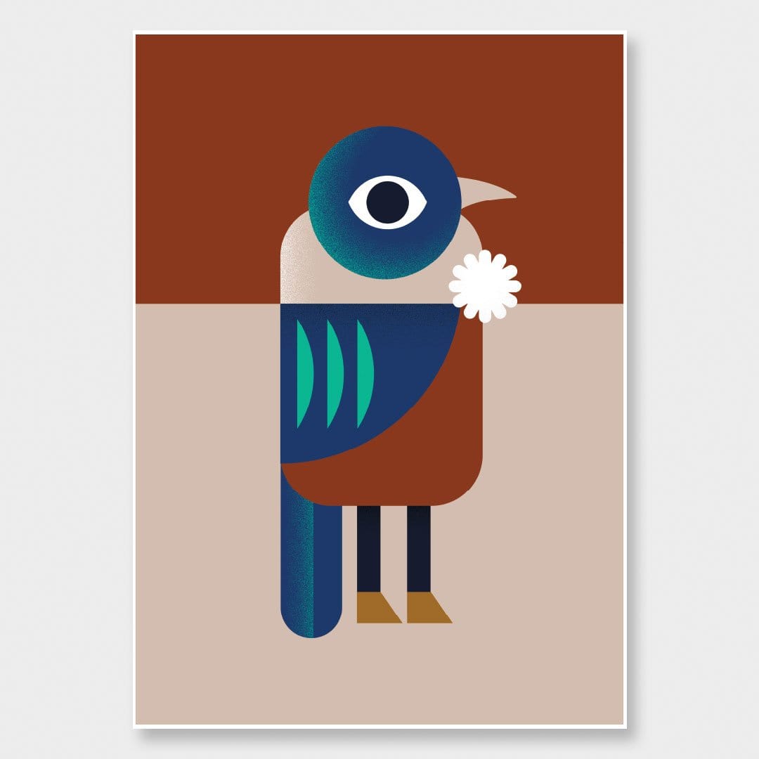 Tūī Art Print by Beth Xia