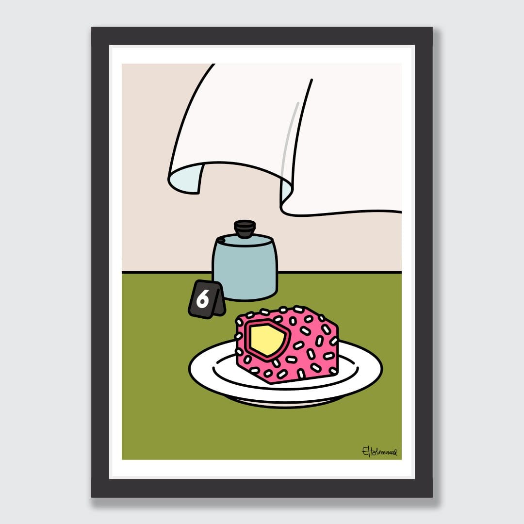Table 6 Art Print by Emile Holmewood