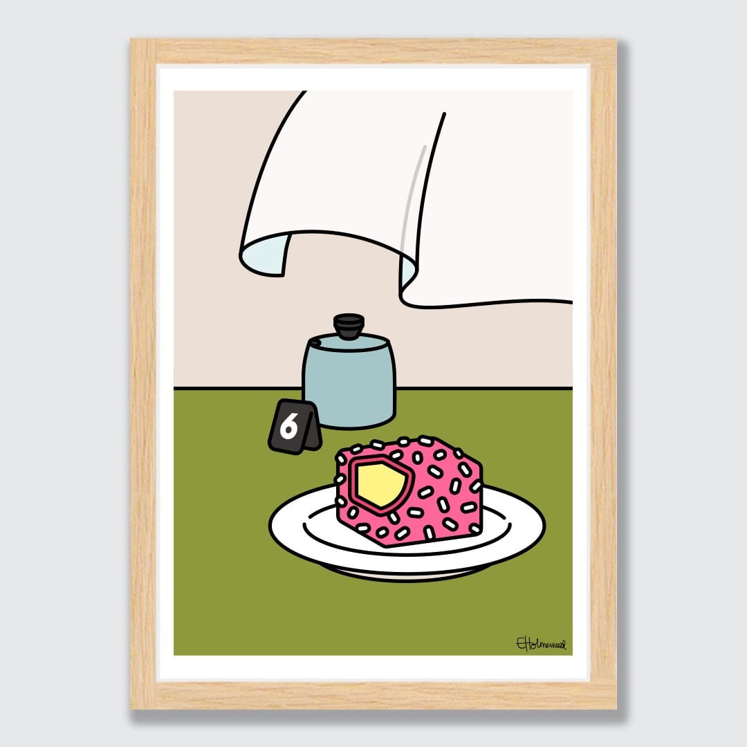 Table 6 Art Print by Emile Holmewood