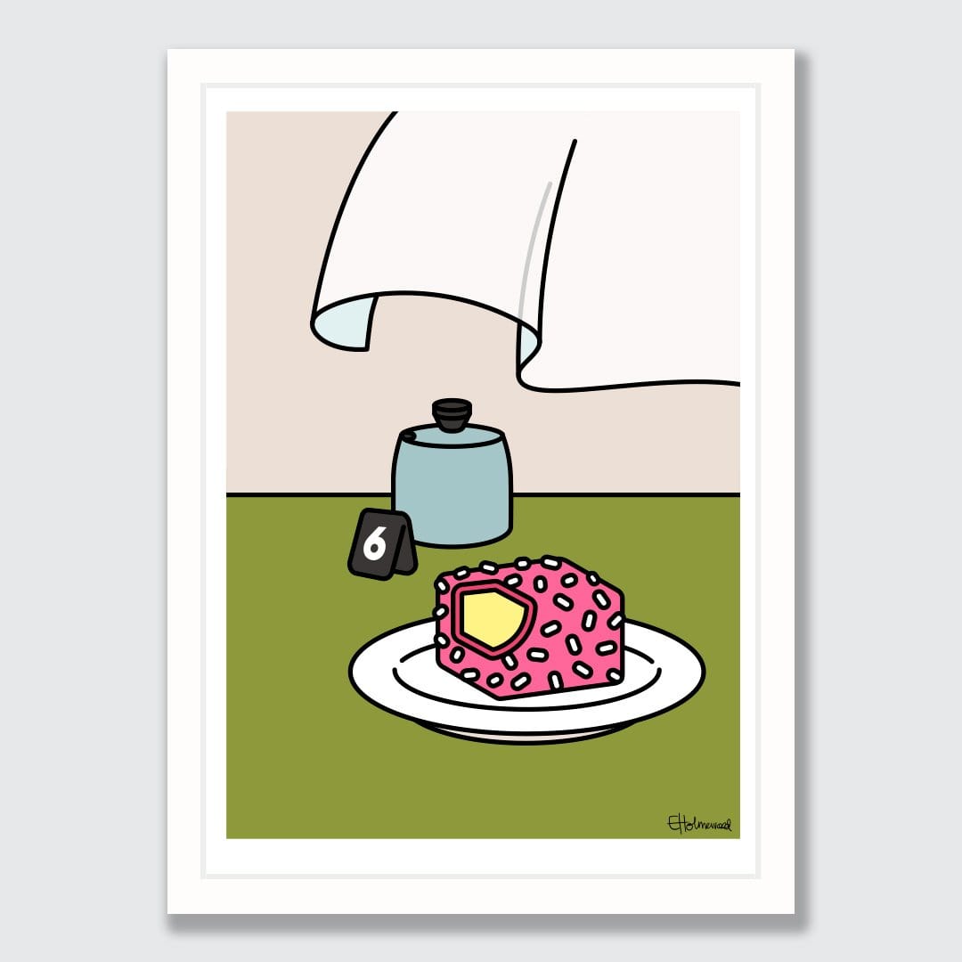 Table 6 Art Print by Emile Holmewood