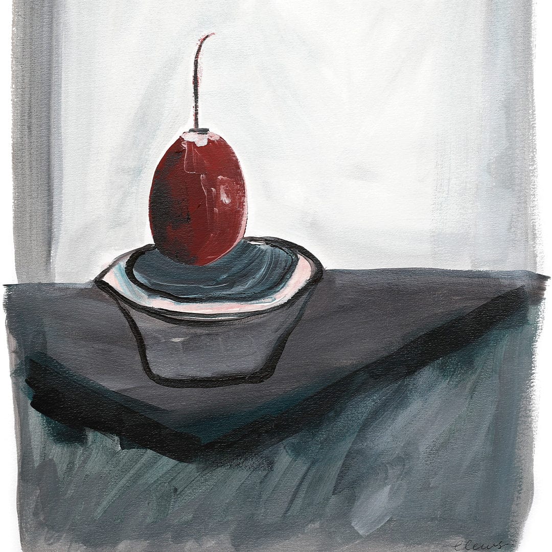 Tamarillo for Breakfast Art Print by Brenda Clews