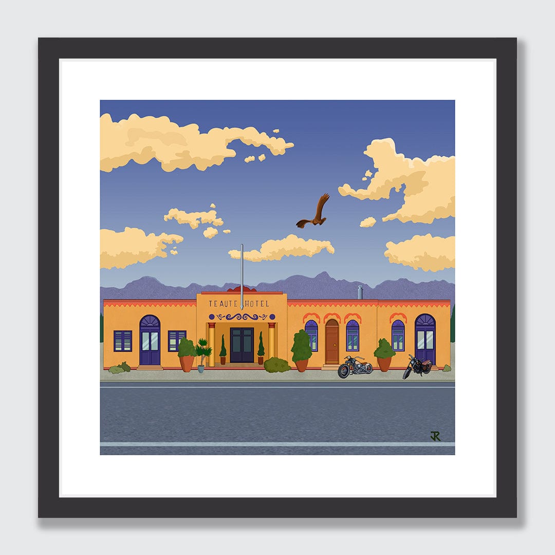 Te Aute Hotel Art Print by Jonnie Ritchie