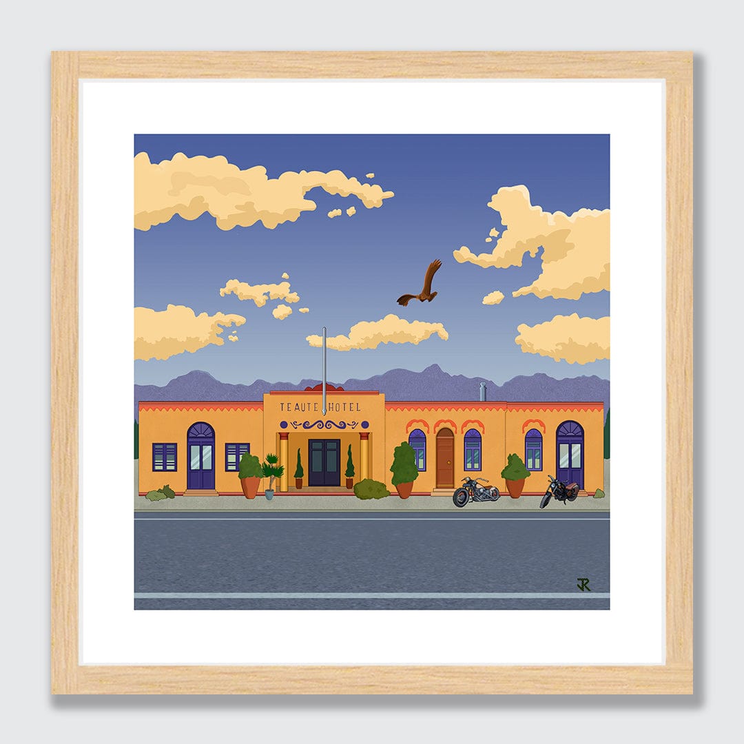 Te Aute Hotel Art Print by Jonnie Ritchie