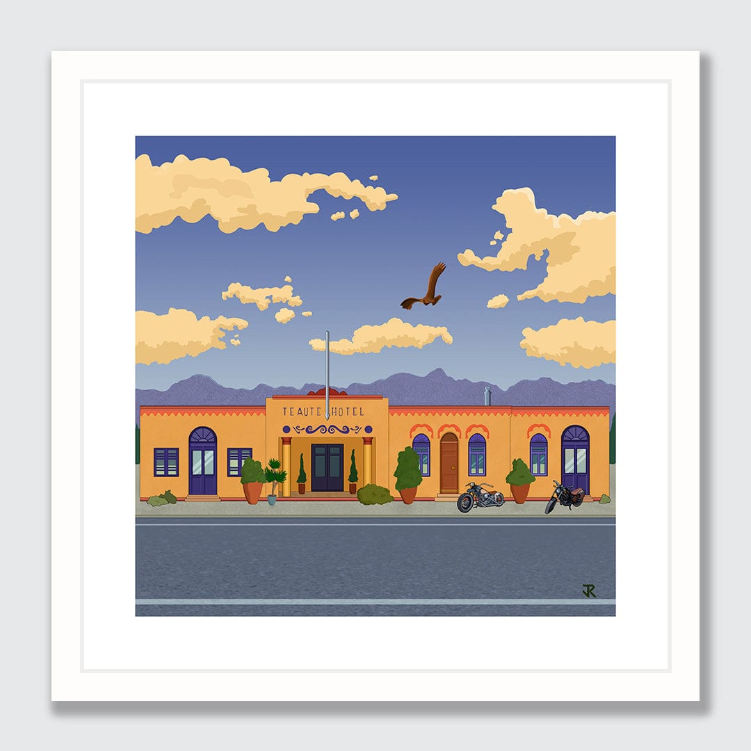 Te Aute Hotel Art Print by Jonnie Ritchie
