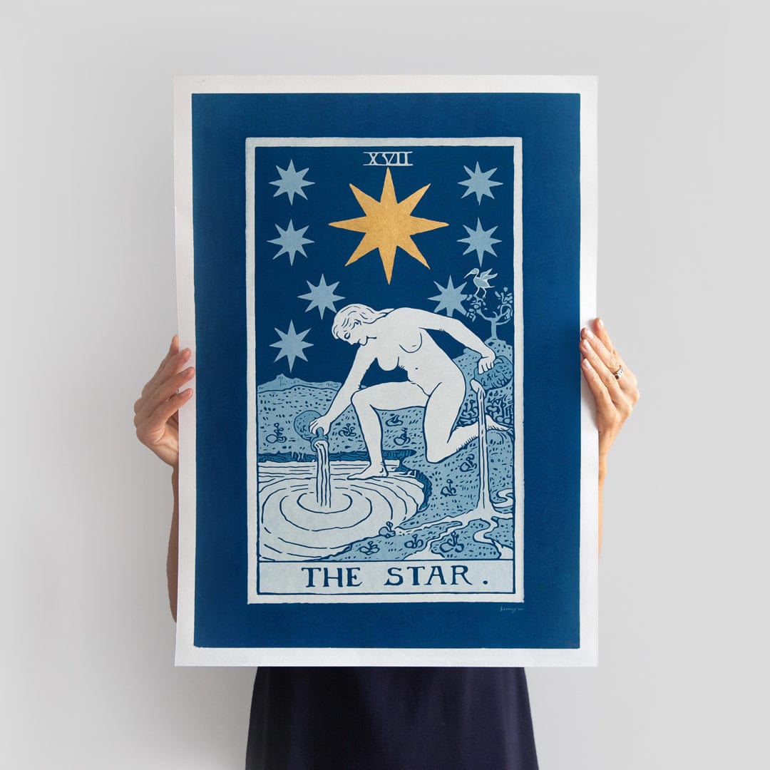 The Star Limited Edition Cyanotype by Sophia Jenny