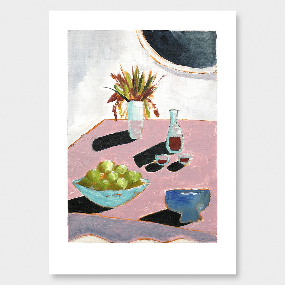 The Captain's Table Art Print by Brenda Clews