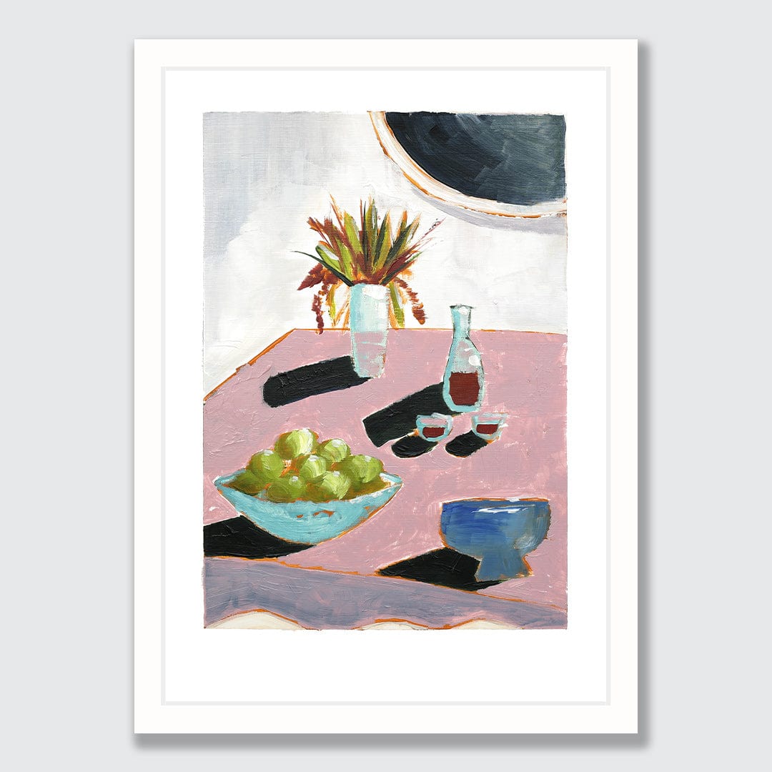 The Captain&#39;s Table Art Print by Brenda Clews