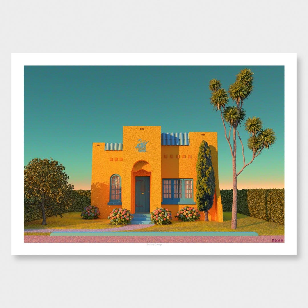 The Lost Cottage Art Print by Simon Stockley