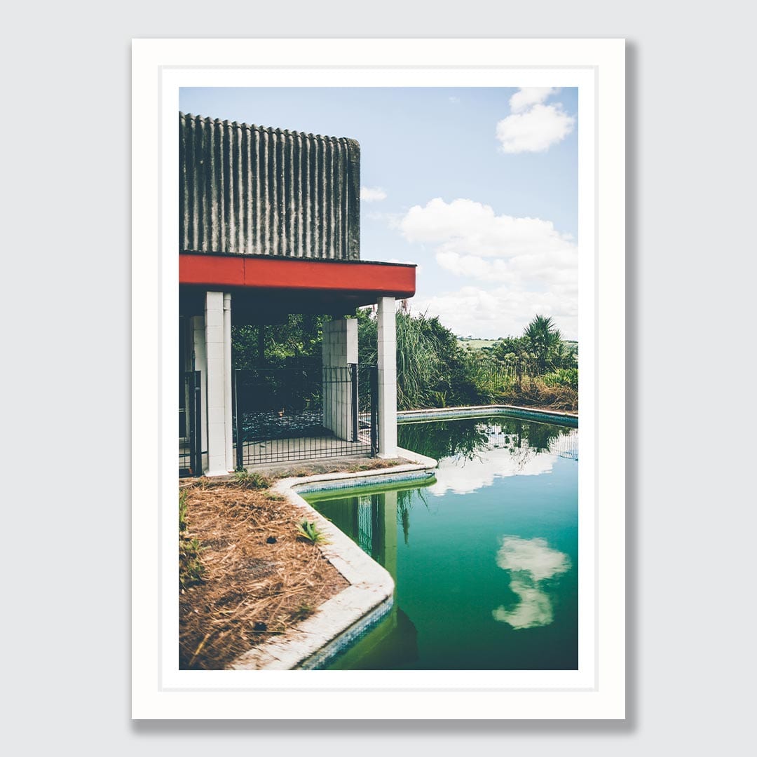 The Pool Is Too Close To The House Photographic Print by Curtis Bunker