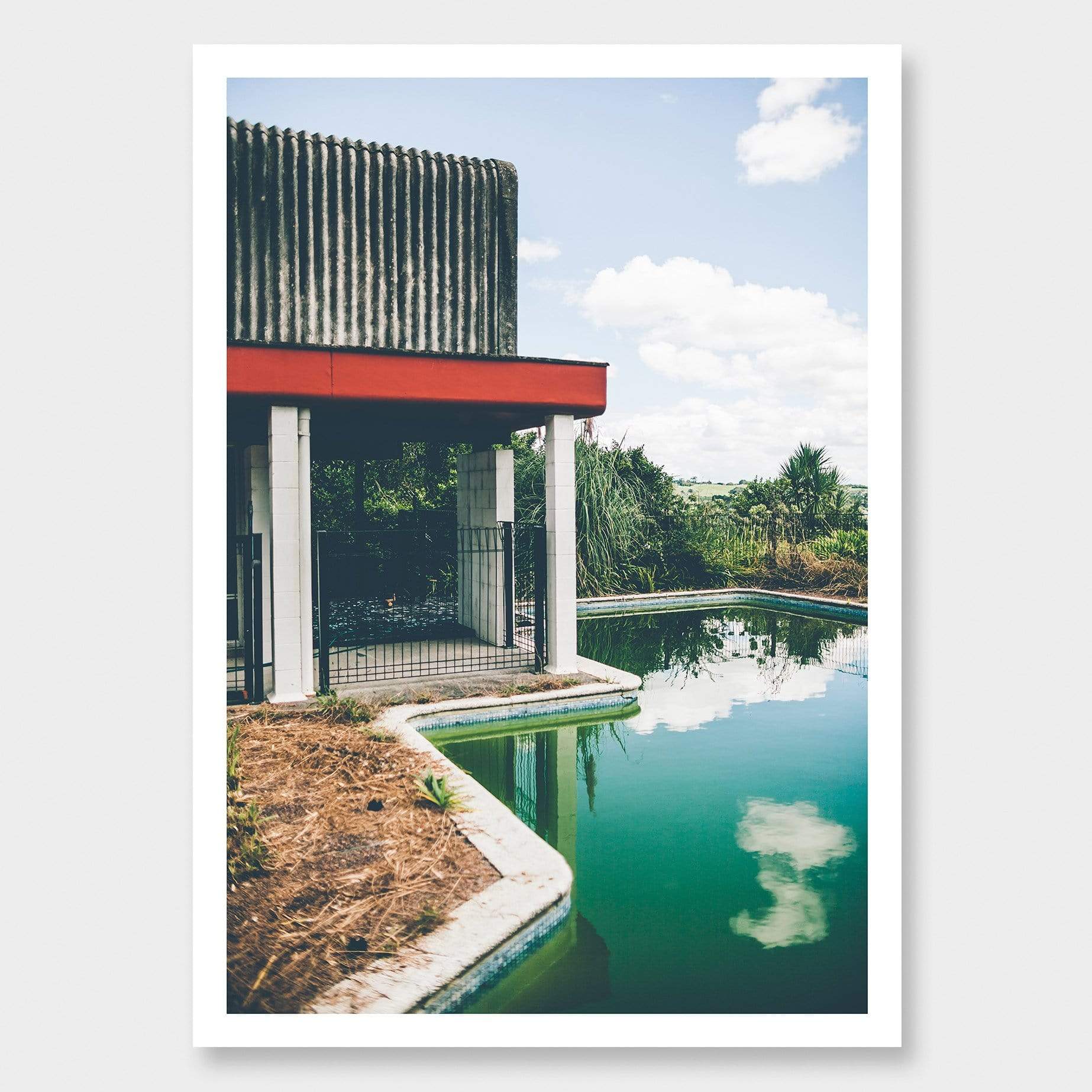 The Pool Is Too Close To The House Photographic Print by Curtis Bunker