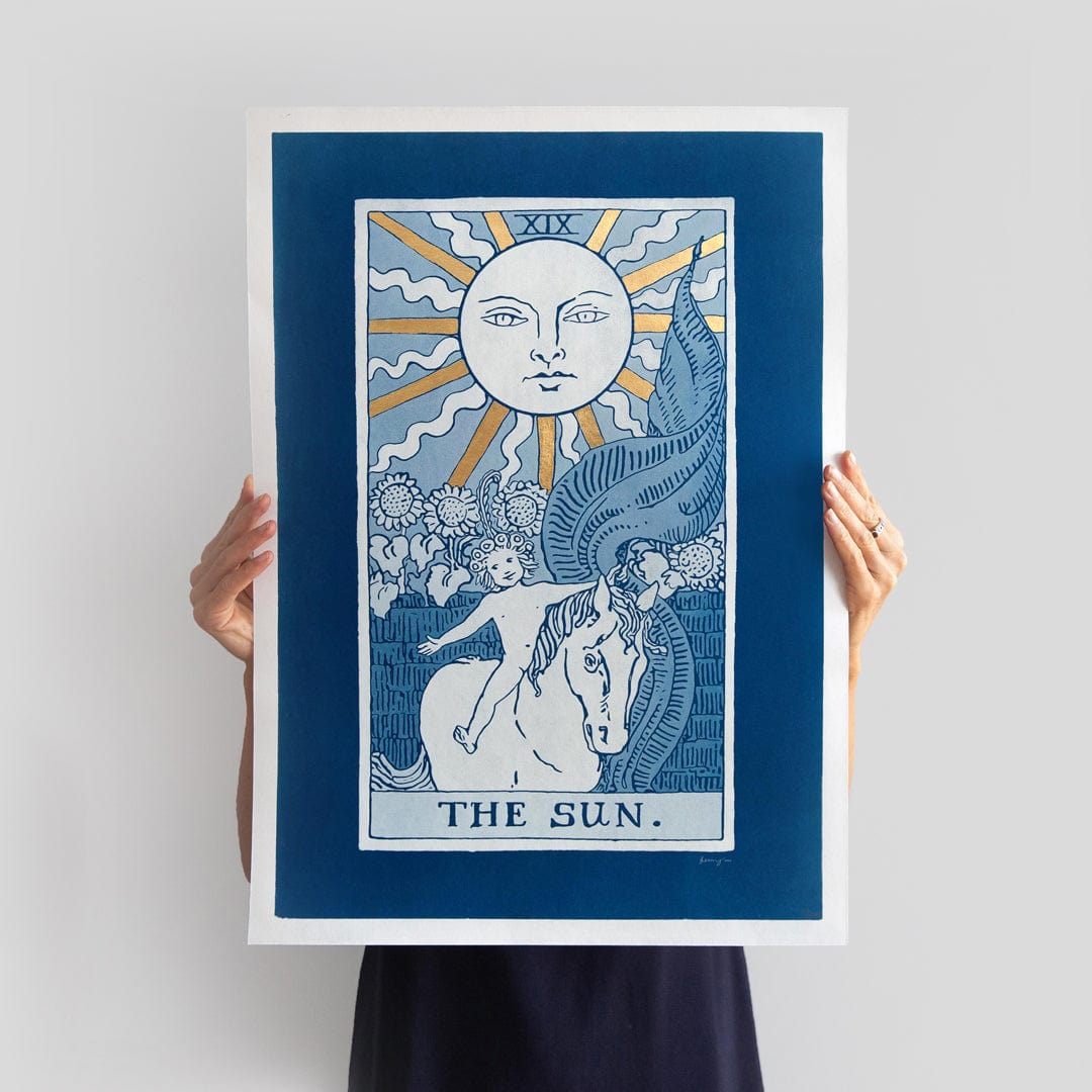 The Sun Limited Edition Cyanotype by Sophia Jenny