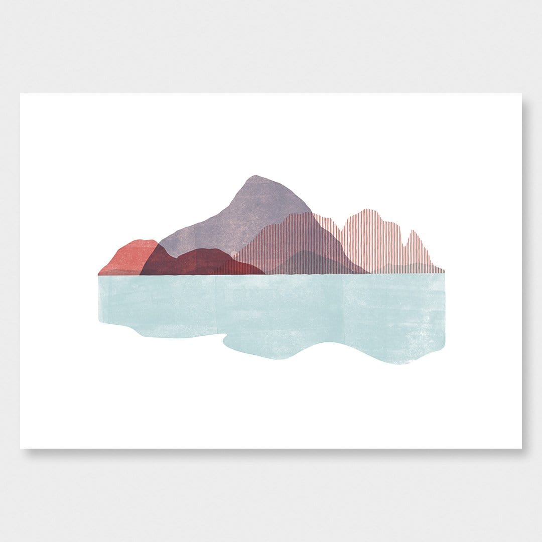 Three Islands II Art Print by Sarah Parkinson