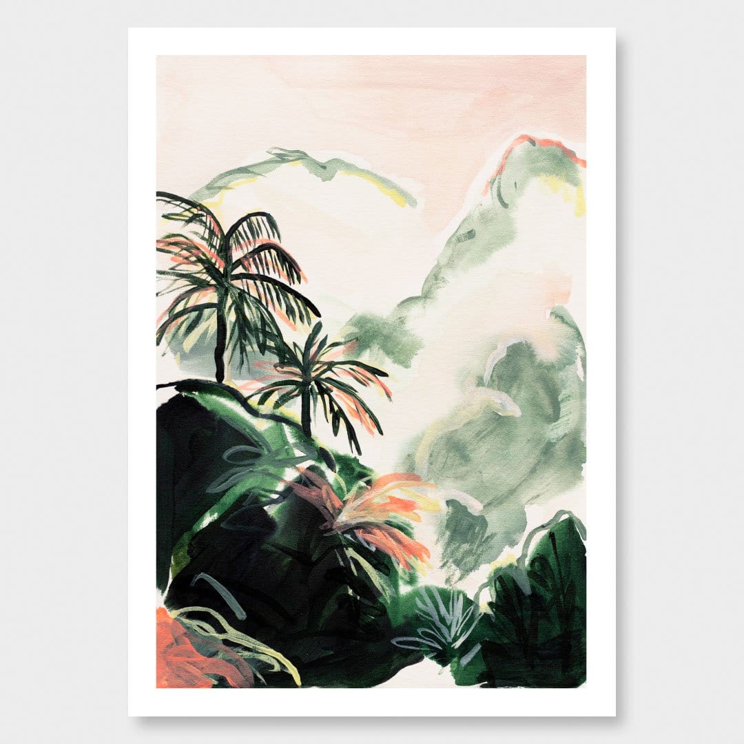Through the Mist Art Print by Jen Sievers