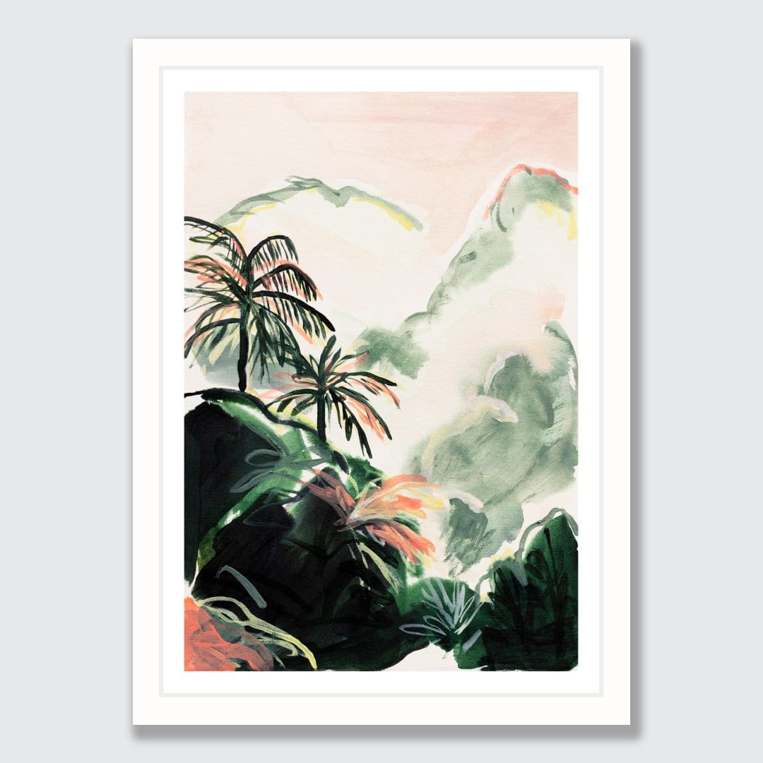 Through the Mist Art Print by Jen Sievers
