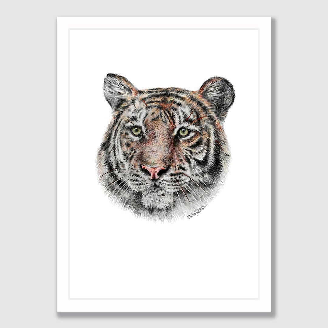 Tiger Art Print by Olivia Bezett
