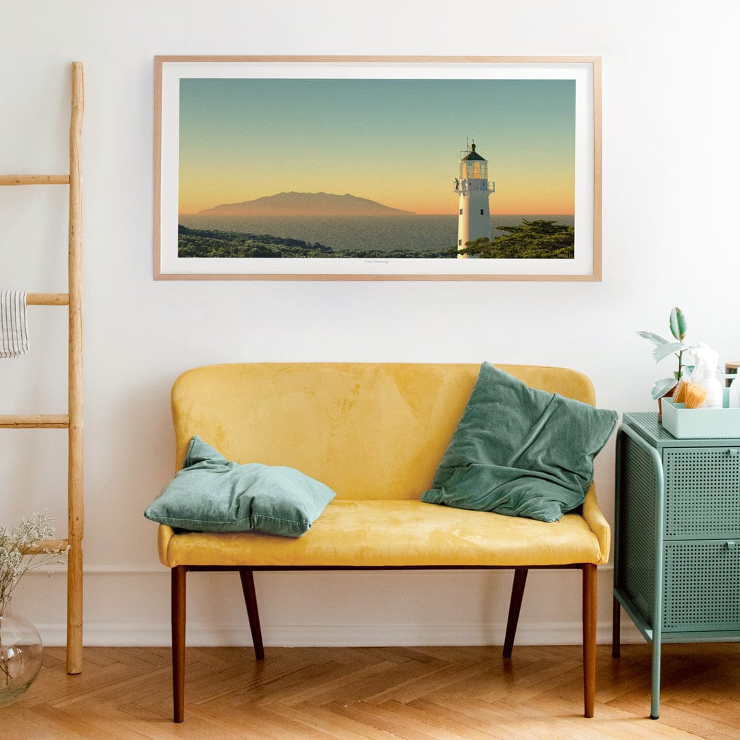 Tiritiri Matangi Lighthouse Art Print by Simon Stockley