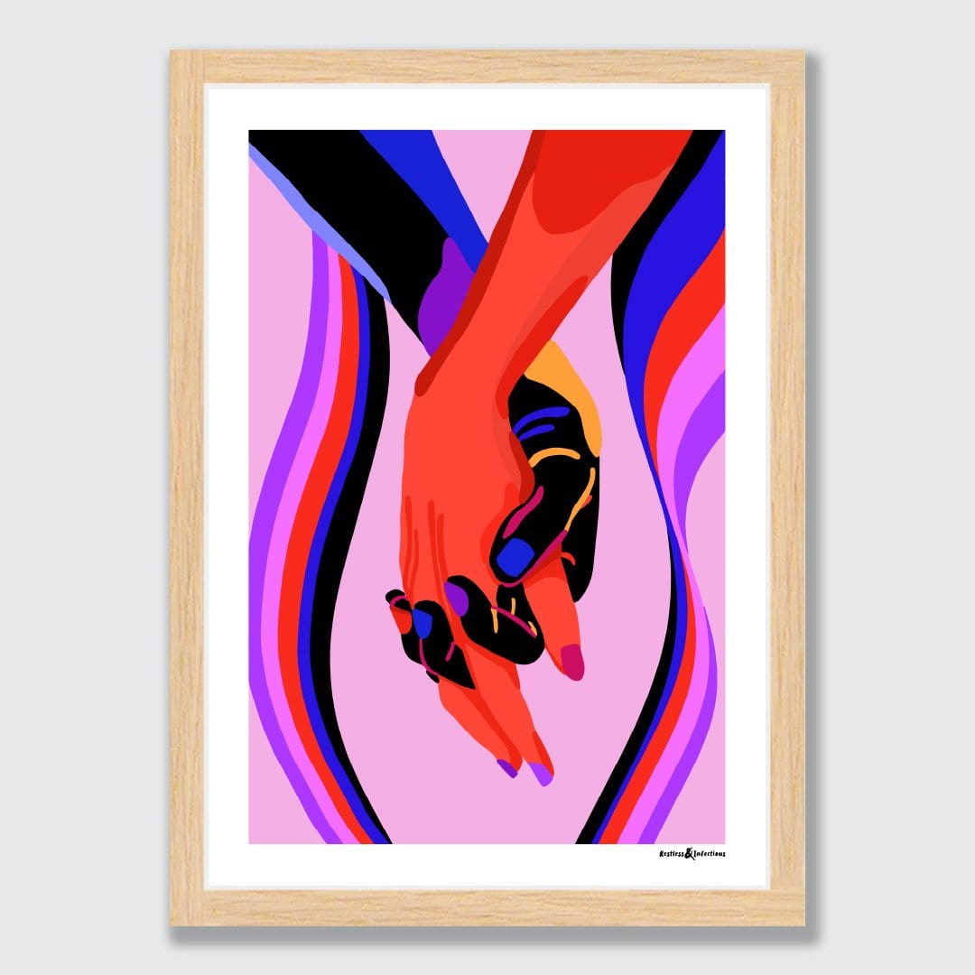 Together Art Print by Restless & Infectious