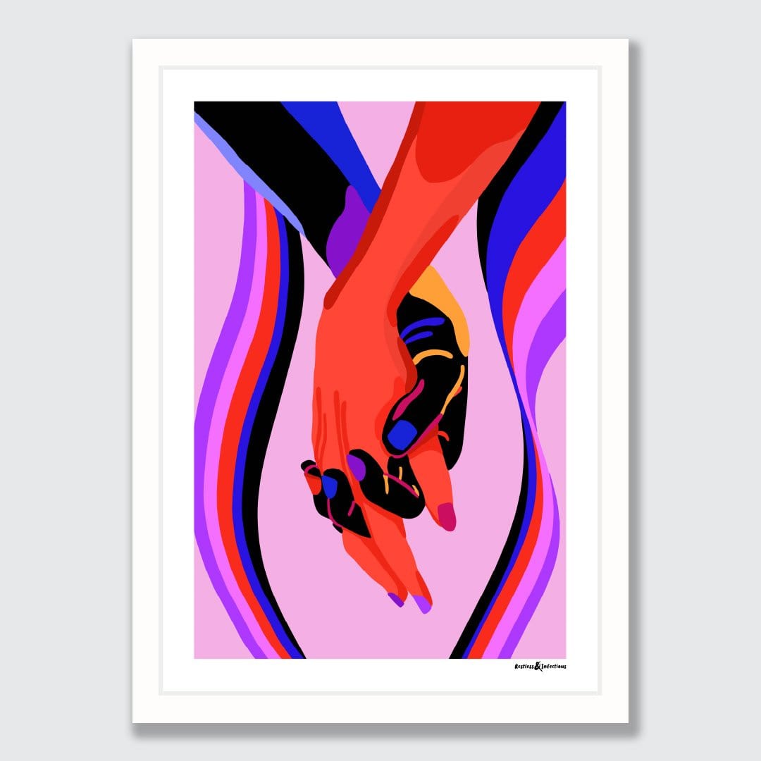 Together Art Print by Restless & Infectious