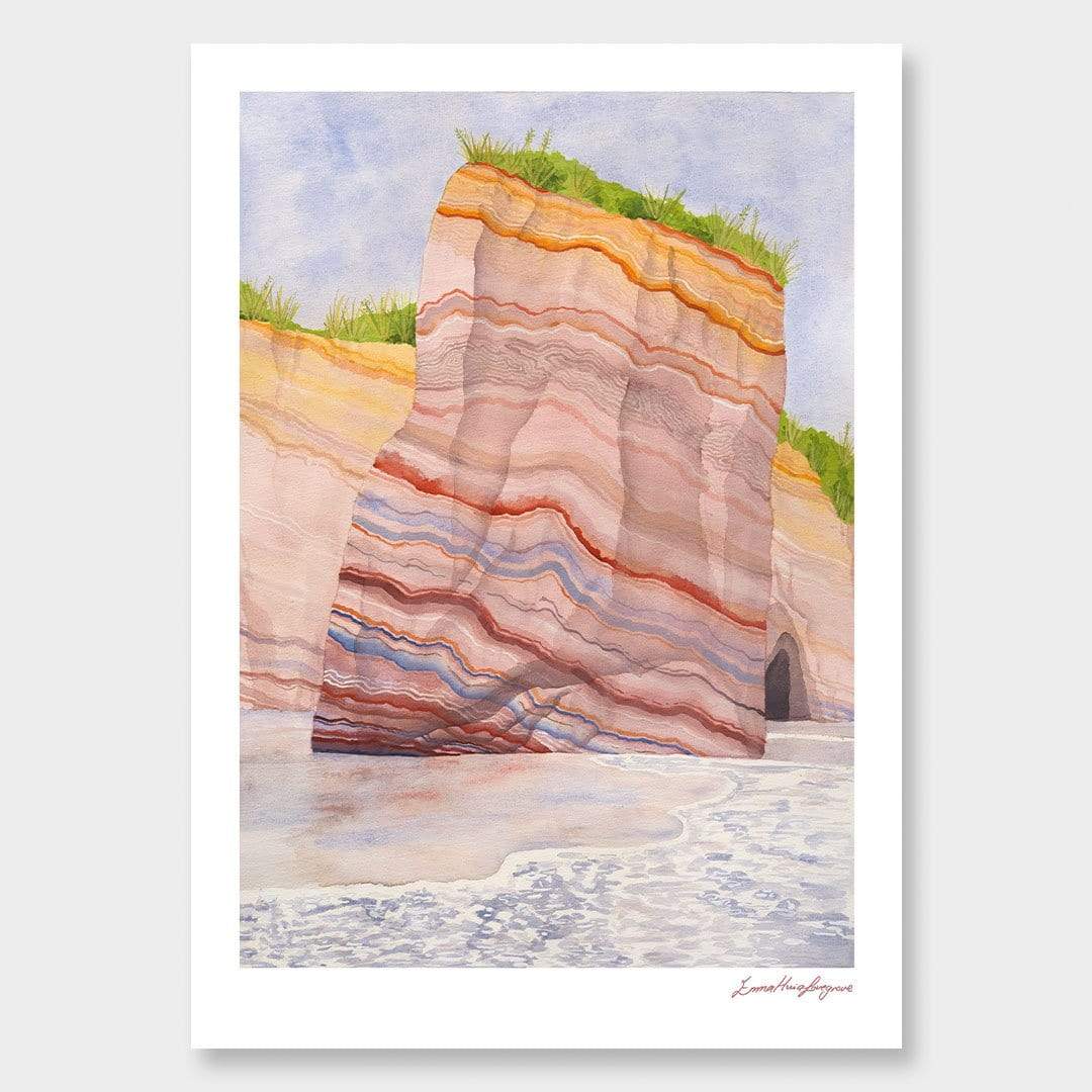 Tongapōrutu Art Print by Emma Huia Lovegrove