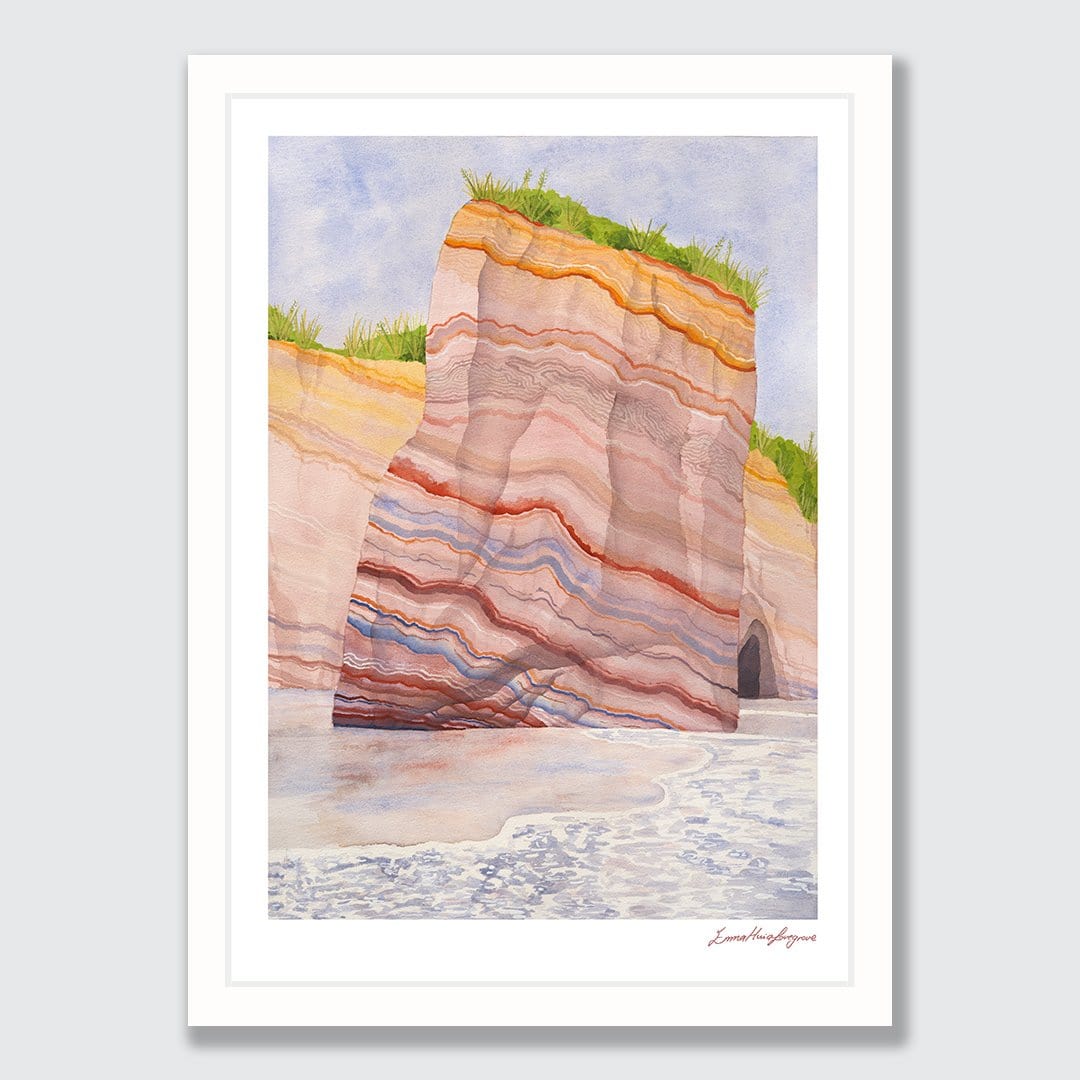 Tongapōrutu Art Print by Emma Huia Lovegrove