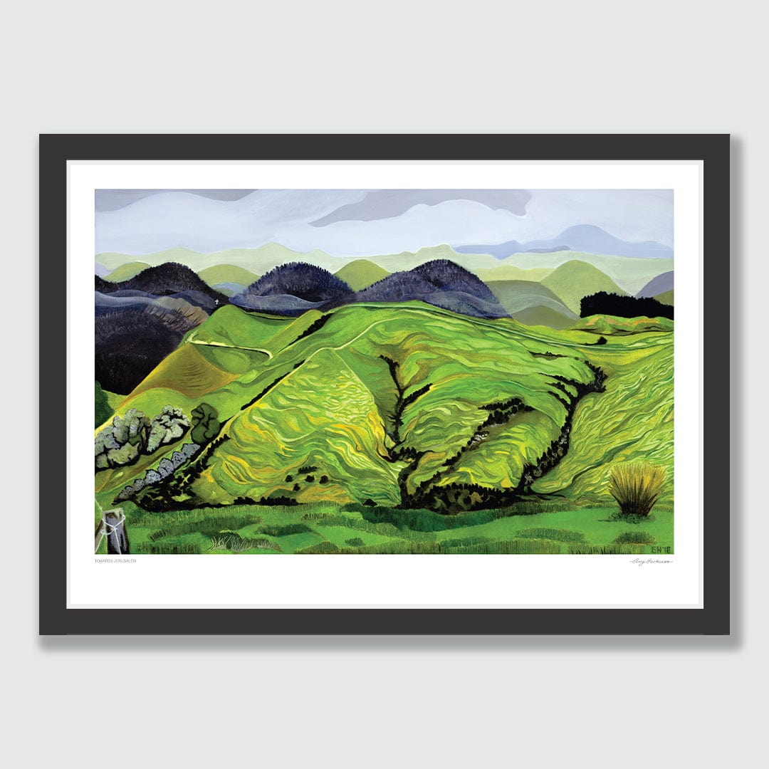 Towards Jerusalem Art Print by Guy Harkness