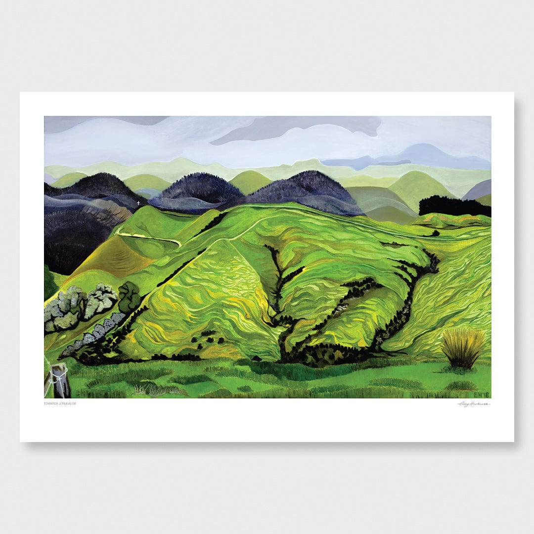 Towards Jerusalem Art Print by Guy Harkness