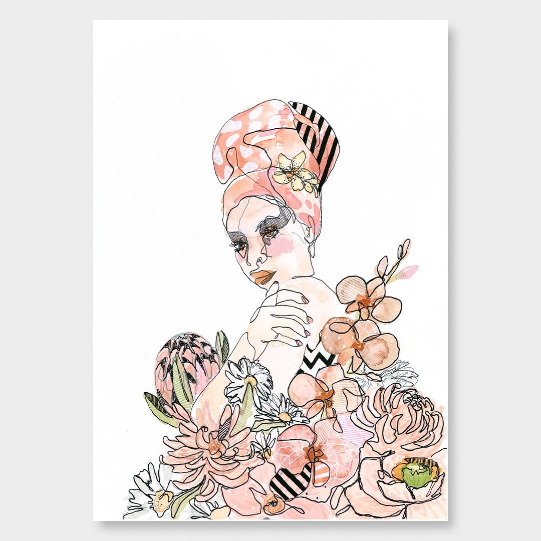 Tropic Bloom Art Print by Makus Art