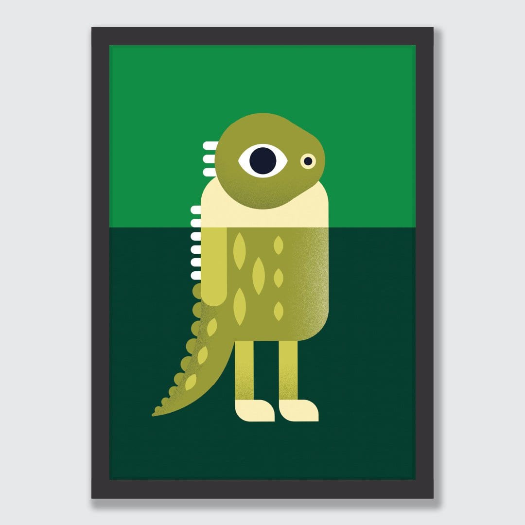 Tuatara Art Print by Beth Xia