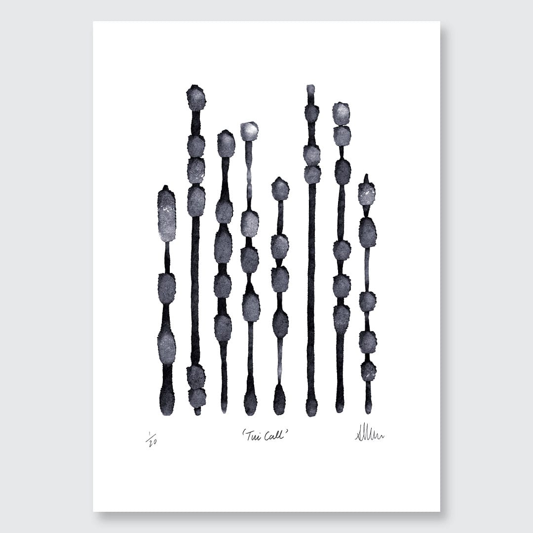 Tui Call Limited Edition Art Print by Sarah Parkinson