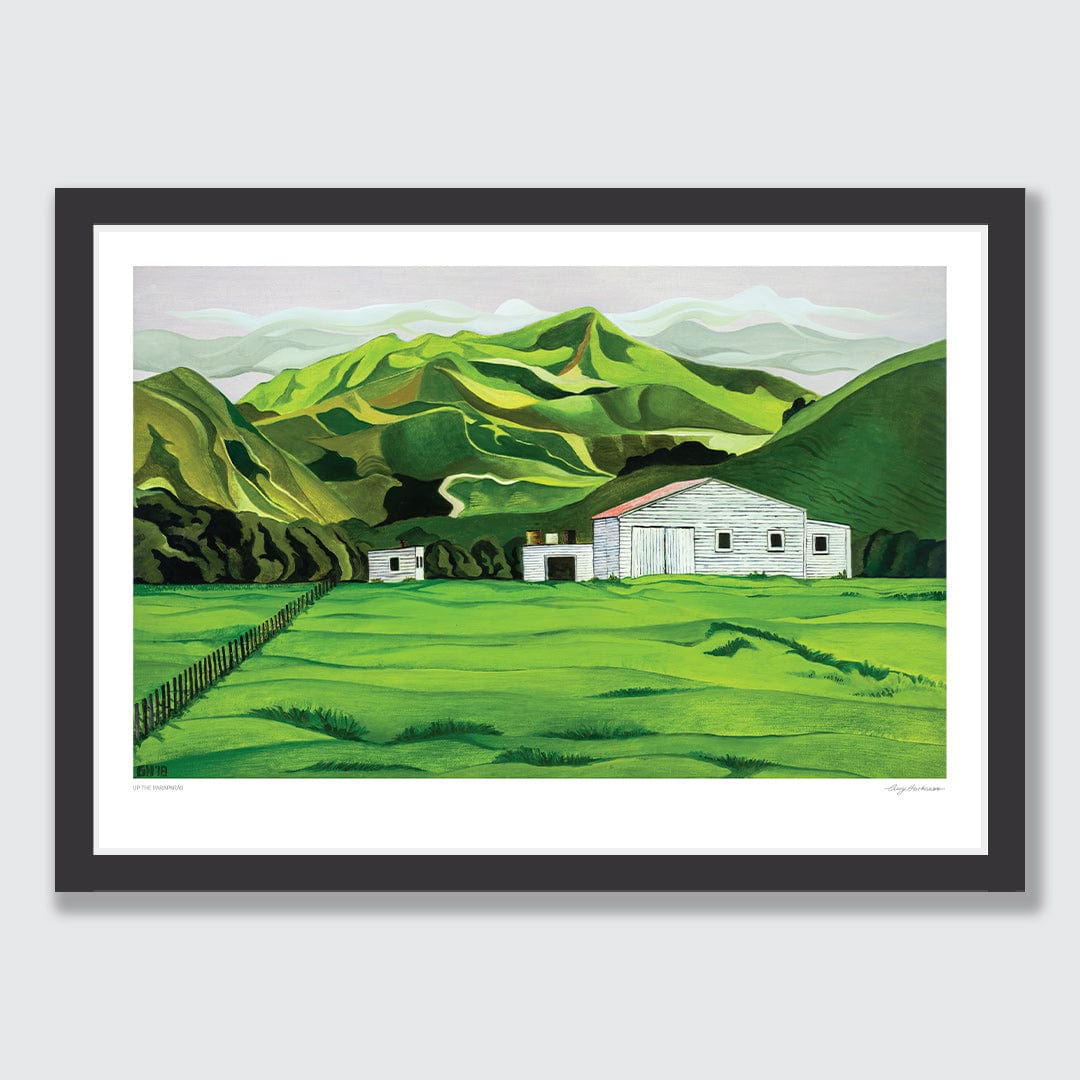Up The Paraparas Art Print by Guy Harkness