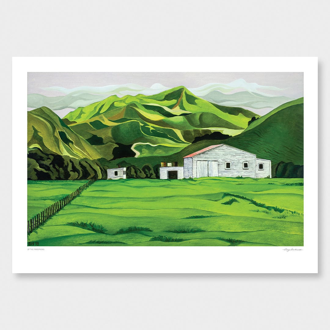 Up The Paraparas Art Print by Guy Harkness